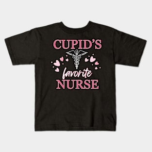 Cupid's Favorite Nurse Kids T-Shirt